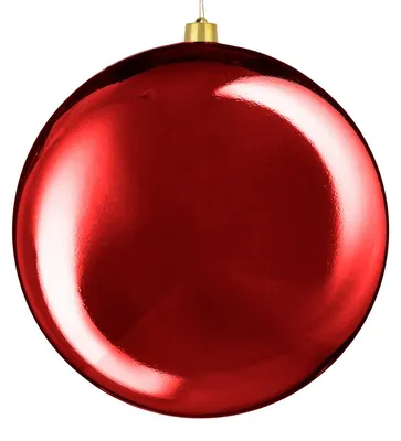 Produktbild von Weihnachtskugel glänzend rot Ø50cm