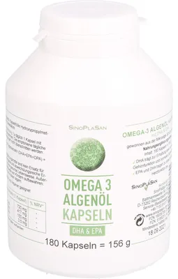 Obrázok produktu pre Omega-3 Algaeoel Dha+epa, 180 St KAP