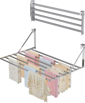 Produktbild von Famanu Wandtrockner 80 cm, platzsparend und rostfrei - für Balkon und Badezimmer