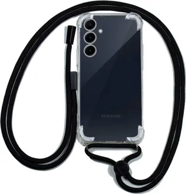 Image de Housse En Silicone Samsung Galaxy A55 5G Avec Corde Transparente