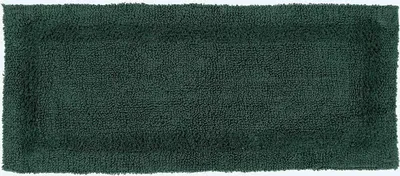 Produktbild von HOMESCAPES Badläufer waldgrün 40x100 cm aus 100% Baumwolle