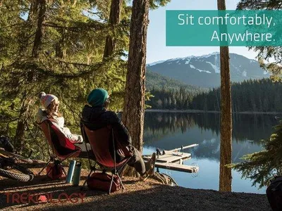 Produktbild von Famanu Campingstuhl Leichtgewicht - Faltstuhl für Outdoor, Strand und Garten