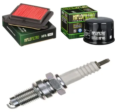 Obrázok produktu pre Servisná sada pre Kymco Xciting 500 i 2007–2009: vzduchový filter, olejový filter, zapaľovacia sviečka od pamoto –