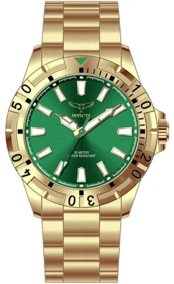 Zdjęcie produktu dla Invicta Specialty 69034 Zegarek Męski - Mechanizm Kwarcowy - Metal z Zieloną Tarcza - 42 mm