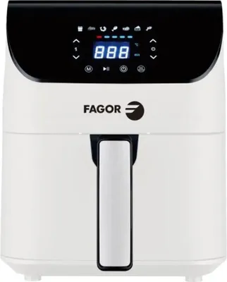 Produktbild von 4,3 l 1350 w schwarz-weiße heißluftfritteuse Fagor FG5060