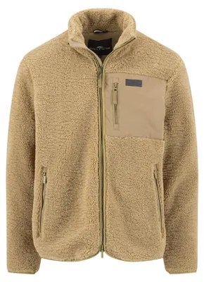 Produktbild von Fynch-Hatton Weste aus weichem Teddy-Stoff in der Farbe Eiche, Größe L