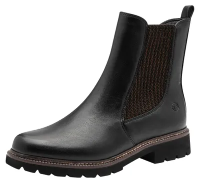 Obrázek produktu pro Dámské elegantní kotníkové boty Chelsea 1-25483-45, černé