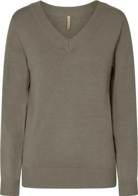 Soyaconcept Langarm-Pullover SC-BLISSA 14 in grün