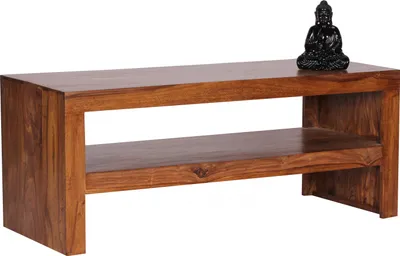 Zdjęcie produktu dla Stolik kawowy z litego drewna Durban Sheesham o szerokości 110 cm