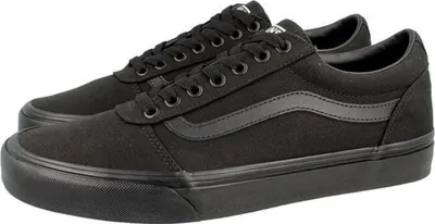 Zdjęcie produktu dla Vans Ward, Męski, Dorosły, Modne trampki, Czarny, Monochromatyczny, Sznurowane zamknięcie