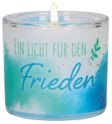 Produktbild von Windlicht aus Glas  - Friedenslicht