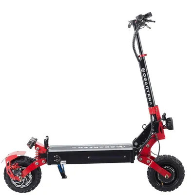 Obrázek produktu pro Elektrická koloběžka se sedadlem, OBARTER X3 Electric Scooter 55 km/h, 2400W Dual Motors Skládací elektrická koloběžka s tlumiči, displej LED světla Zadní světla, E-koloběžka pro dospělé a teenagery