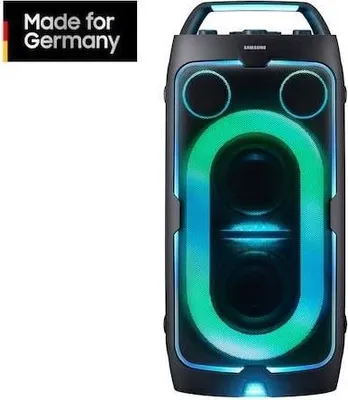 Produktbild von Samsung Sound Tower MX-ST50F (2025), 2.0 Kanäle, 240 W, Kabellos, Party Lautsprecher, Schwarz, IPX4