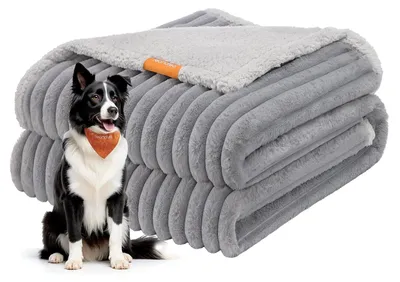 Imagen del producto de Manta para perros - Impermeable - 152 x 127 cm - Gris