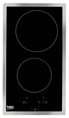 Immagine prodotto di Beko HDMC32400TX Piano cottura in acciaio inox integrato 30 cm in vetroVetroceramica 2 zone