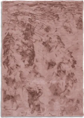 Produktbild von SCHÖNER WOHNEN-Kollektion Moderner Kunstfellteppich TENDER Altrosa 120 x 180 cm