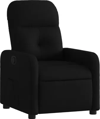 Produktbild von vidaXL Relaxsessel Schwarz Stoff