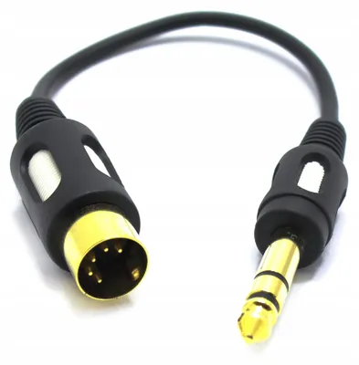 Produktbild von Vitalco Adapter DIN 5-Pin auf 6,3mm Stereo Klinkenstecker
