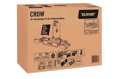 Immagine prodotto di EUFAB 11563 Portabiciclette CROW