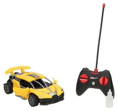 Image de Voiture radiocommandée multifonctionnelle jaune