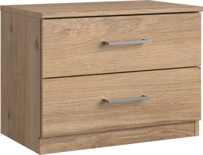 Produktbild von Nachtkonsole Anna Nachtschrank 52x38x40cm Farbe wählbarPlankeneiche