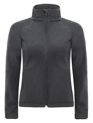Produktbild von B&C - Softshelljacke mit Kapuze für Damen FK2024 (XXL) (Dunkelgrau)