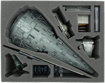 Produktbild von Schaumstoffeinlage für Star Wars X-Wing Imperiale Korvette