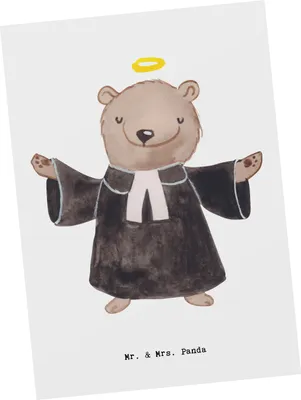 Produktbild von Mr. & Mrs. Panda Postkarte Religionslehrer Herz - Weiß - Geschenk, Fotokarte, Postkarten, Grundschule, Grußkarte, Ansichtskarten, bildkarte, Schule, Unterricht