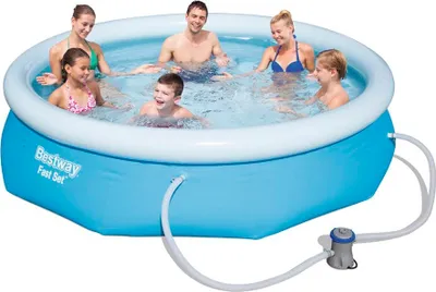 Zdjęcie produktu dla Bestway Basen 57270 Brodzik 305x76 Fast Set + Pompa filtrująca #3558