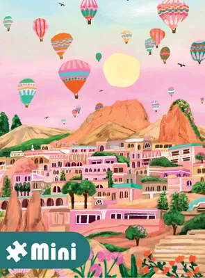 Image de Pieces & Peace Puzzle Mini Cappadoce 96 pièces - Jouet éducatif