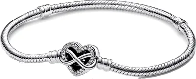 Produktbild von Pandora Armband 592645C01 Infinity Herz Verschluß 18
