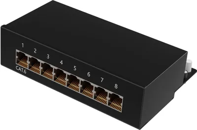 Produktbild von cat 6 Patchpanel geschirmt 8 Ports