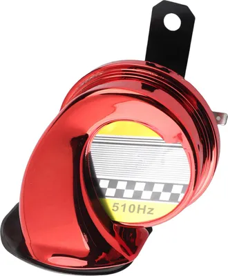 Produktbild von Universal Auto Motorrad Motorrad Lkw Boot 130DB Elektrische Laute Schnecke Air Horn Sirene Wasserdicht 12V Rot