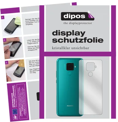 Obrázek produktu pro 2x ochranná fólie pro Huawei nova 5i Pro zadní strana čirá ochranná fólie displeje dipos