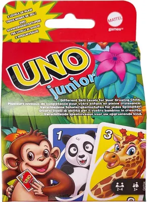 Productafbeelding van Mattel Games UNO Junior, kaartspel, kinderspel, gezelschapsspel
