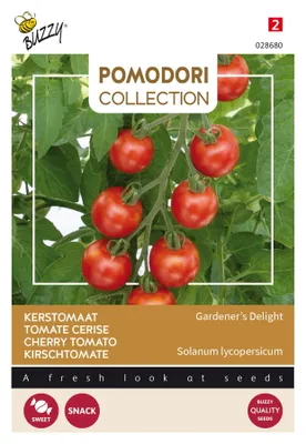 Produktbild von Buzzy Pomodori Tomaten Gardeners Delight (Cherry) Samen - Ca. 0,1 gr | Buzzy_028680