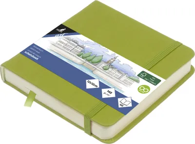 Image de kangaro sketchbook 80 feuilles 120 x 120 mm vert lime