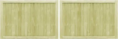 Obrázok produktu pre vidaXL Záhradné brány 2 ks 300 x 100 cm Impregnované borovicové drevo