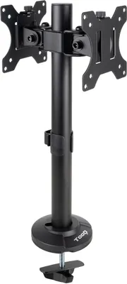 Produktbild von Monitor-Tischständer 2 Monitore 27" Tooq Schwarz Db1132tn-b