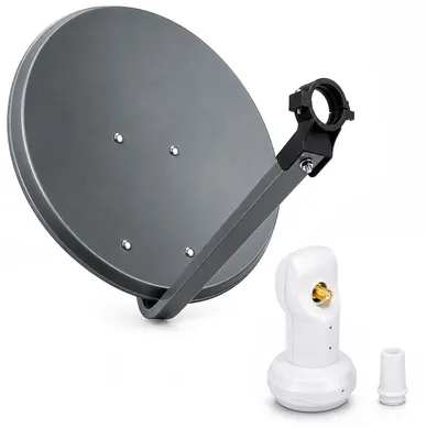 Produktbild von PremiumX Camping Sat Anlage 45cm Satellitenantenne Single LNB 4K