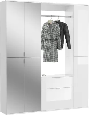 Produktbild von Garderobe Flureinrichtung Dielen-Set Garderobenschrank Flurmöbel "Paterson III"