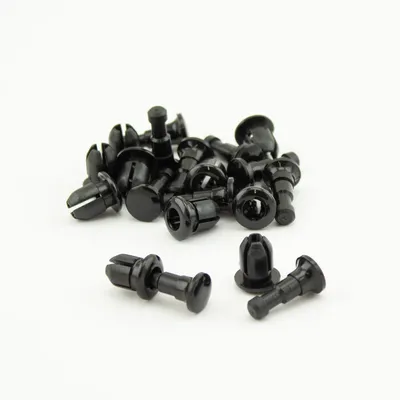 Image de Vis à expansion PVC 7,5mm noir 10 pcs