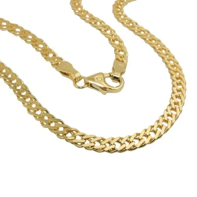 Produktbild von Armband 3,7mm Doppelpanzer 14Kt GOLD 19cm gold 3,7mm