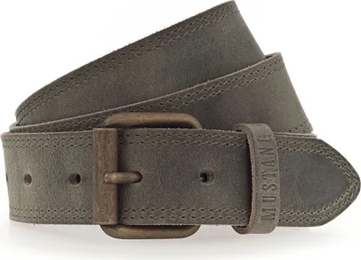 Produktbild von MUSTANG Leder Gürtel Leather Belt W105 Olive olivgrün