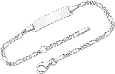 Produktbild von Unique 925 Silberarmband - ID1002 (Länge: 19cm)