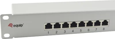 Produktbild von Equip 16-Port Cat.6 Ungeschirmtes Patch Panel, Hellgrau