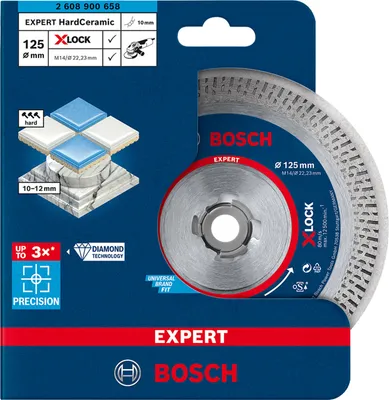Immagine prodotto di Disco diamantato Bosch Expert HardCeramic Ø 125x22,23 mm
