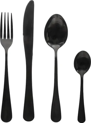 Obrázok produktu pre Sada príborov Eazy Living Giro 16-dielna čierna