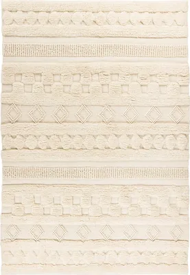 Produktbild von Teppich >Bohist< in Natural, 90% Wolle / 10% Baumwolle - 290x200cm (LxB)