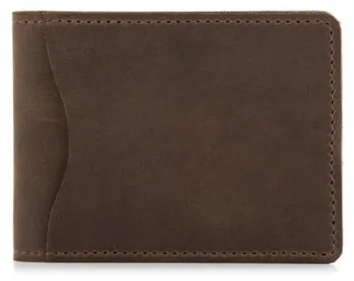 Produktbild von Belveder Herren Kreditkartenbrieftasche aus Leder für Karten, kleines Portemonnaie kompakt schlank elegant Braun ZC03